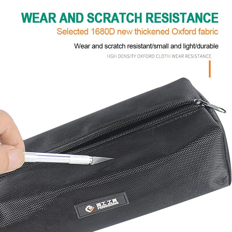 1680D Oxford πάνινη τσάντα εργαλείων Αδιάβροχη αποθήκευση τσάντα εργαλείων χειρός Βίδες καρφιά τρυπάνι μεταλλικά μέρη Organizer Θήκη θήκης φερμουάρ