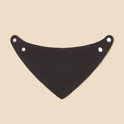 Σαλιάρες σάλιου για ταΐσματα μωρού Πετσέτα σάλιου Τρίγωνο μονόχρωμο κασκόλ Μπαντάνα μαλακό βαμβακερό σαλιάρα με ρυθμιζόμενο κουμπάκι με κουμπιά ρέψιμο πανί