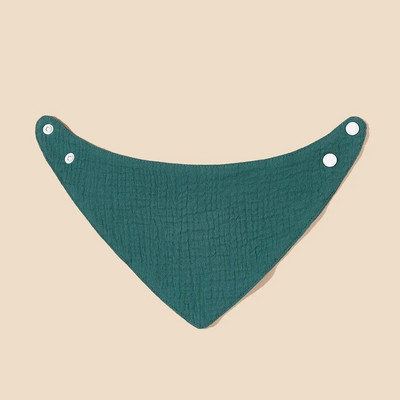 Σαλιάρες σάλιου για ταΐσματα μωρού Πετσέτα σάλιου Τρίγωνο μονόχρωμο κασκόλ Μπαντάνα μαλακό βαμβακερό σαλιάρα με ρυθμιζόμενο κουμπάκι με κουμπιά ρέψιμο πανί