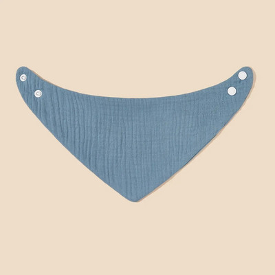 Σαλιάρες σάλιου για ταΐσματα μωρού Πετσέτα σάλιου Τρίγωνο μονόχρωμο κασκόλ Μπαντάνα μαλακό βαμβακερό σαλιάρα με ρυθμιζόμενο κουμπάκι με κουμπιά ρέψιμο πανί