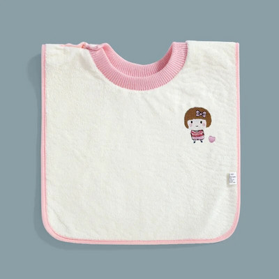 Κοραλί Velvet Baby Bibs Cartoon Αδιάβροχη πετσέτα βρεφικής σαλιάρας Πανάκια μπαντάνα Κασκόλ για παιδιά Αγόρι που ταΐζει πετσέτα σάλιου