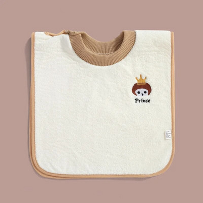 Κοραλί Velvet Baby Bibs Cartoon Αδιάβροχη πετσέτα βρεφικής σαλιάρας Πανάκια μπαντάνα Κασκόλ για παιδιά Αγόρι που ταΐζει πετσέτα σάλιου