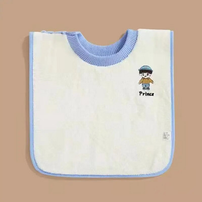 Κοραλί Velvet Baby Bibs Cartoon Αδιάβροχη πετσέτα βρεφικής σαλιάρας Πανάκια μπαντάνα Κασκόλ για παιδιά Αγόρι που ταΐζει πετσέτα σάλιου