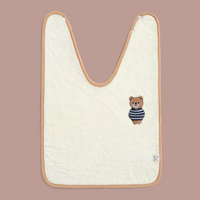 Κοραλί Velvet Baby Bibs Cartoon Αδιάβροχη πετσέτα βρεφικής σαλιάρας Πανάκια μπαντάνα Κασκόλ για παιδιά Αγόρι που ταΐζει πετσέτα σάλιου