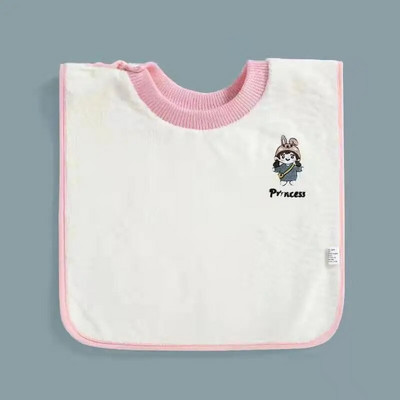 Κοραλί Velvet Baby Bibs Cartoon Αδιάβροχη πετσέτα βρεφικής σαλιάρας Πανάκια μπαντάνα Κασκόλ για παιδιά Αγόρι που ταΐζει πετσέτα σάλιου