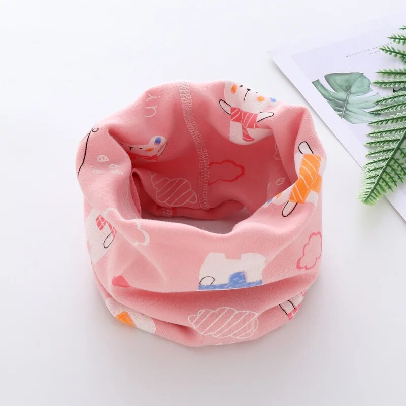 Χειμωνιάτικο Παιδικό Πιο Ζεστό Φουλάρι Λαιμού για Παιδιά Αγόρια Κορίτσια Μαντήλι Χαριτωμένο μωρό μωρό καρτούν μαντήλι Μαλακό λαιμό γιακά Παιδικά κασκόλ