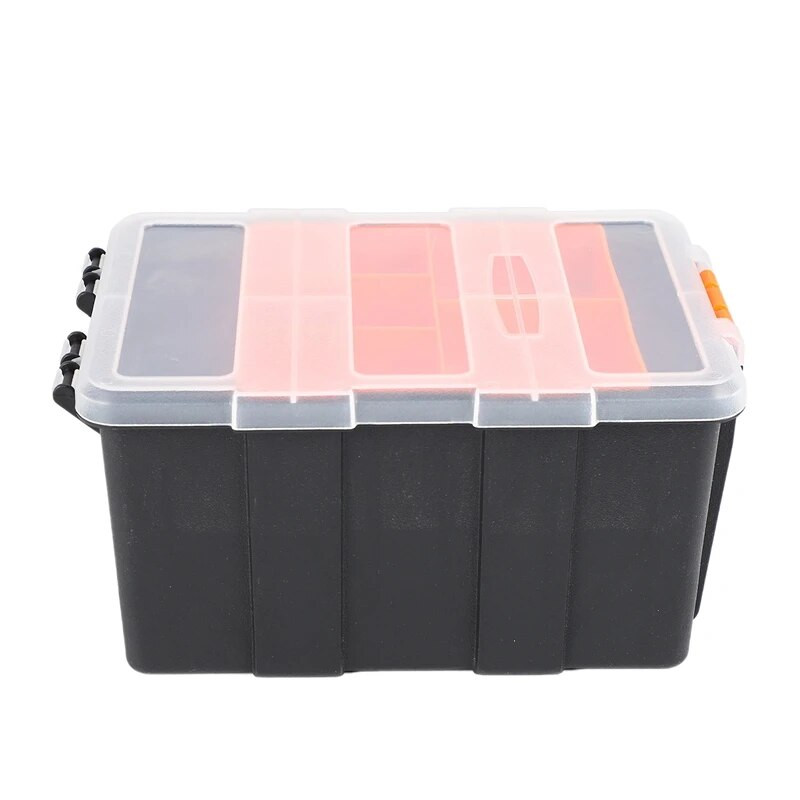 F-156D Φορητό πλαστικό εξαρτήματα εργαλείων Κουτί βαλίτσα Ηλεκτρολόγος Εργαλειοθήκη Κουτί αποθήκευσης εργαλείων Κουτί αποθήκευσης Κουτί θήκης βαλίτσας