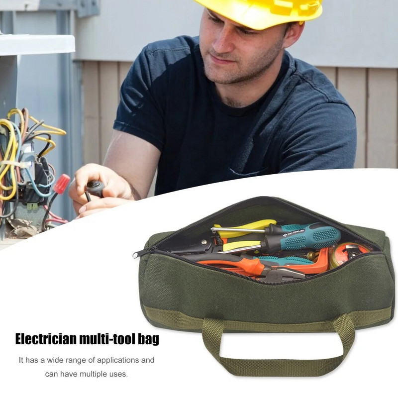 Oxford υφασμάτινη θήκη εργαλείων για ηλεκτρολόγος αδιάβροχη πένσα κατσαβιδιών επισκευή εργαλείων χειρός Οργανωτή αποθήκευσης φορητή θήκη τσάντα τσάντα
