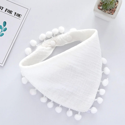 Detská šatka na slintanie, podbradníky, mäkká gáza, savý uterák na sliny, podbradníky pre batoľatá, novorodencov, mušelínový trojuholníkový šál, látka na grgnutie