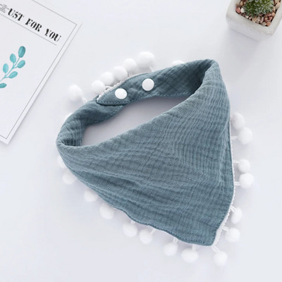 Detská šatka na slintanie, podbradníky, mäkká gáza, savý uterák na sliny, podbradníky pre batoľatá, novorodencov, mušelínový trojuholníkový šál, látka na grgnutie