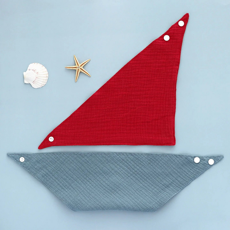 Detská šatka na slintanie, podbradníky, mäkká gáza, savý uterák na sliny, podbradníky pre batoľatá, novorodencov, mušelínový trojuholníkový šál, látka na grgnutie