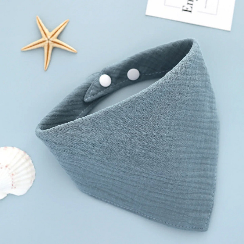 Detská šatka na slintanie, podbradníky, mäkká gáza, savý uterák na sliny, podbradníky pre batoľatá, novorodencov, mušelínový trojuholníkový šál, látka na grgnutie