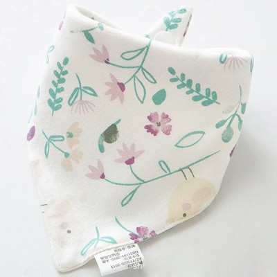 Beebi pudipõlled 100% orgaanilisest puuvillast pudipõlled Kolmnurksed rätiklapid Multifilmi süljerätik Beebi toitmise pudipõlled Pehmed imavad poiste pudipõlled tüdrukutele