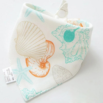 Beebi pudipõlled 100% orgaanilisest puuvillast pudipõlled Kolmnurksed rätiklapid Multifilmi süljerätik Beebi toitmise pudipõlled Pehmed imavad poiste pudipõlled tüdrukutele