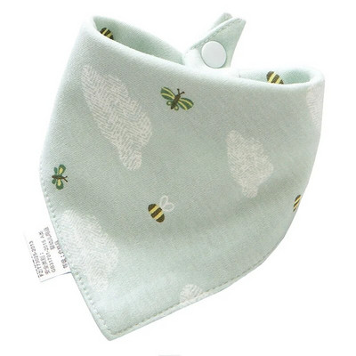 Νεογέννητο μωρό Triangle Saliva Πετσέτα Αγόρι Κορίτσια Βρεφική πετσέτα τροφοδοσίας 100% βαμβάκι αναπνέουσες σαλιάρες 0-3 ετών 43*30cm