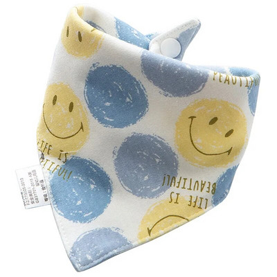 Νεογέννητο μωρό Triangle Saliva Πετσέτα Αγόρι Κορίτσια Βρεφική πετσέτα τροφοδοσίας 100% βαμβάκι αναπνέουσες σαλιάρες 0-3 ετών 43*30cm