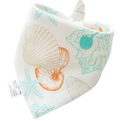 Νεογέννητο μωρό Triangle Saliva Πετσέτα Αγόρι Κορίτσια Βρεφική πετσέτα τροφοδοσίας 100% βαμβάκι αναπνέουσες σαλιάρες 0-3 ετών 43*30cm