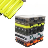 Ekstra velike kutije za pribor za pecanje Dvoslojni spremnik za mamac Prijenosni spremnik za mamac Više odjeljaka Kutija za alate za opremu Plastična kutija