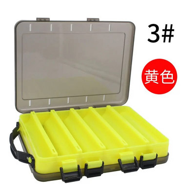 Ekstra velike kutije za pribor za pecanje Dvoslojni spremnik za mamac Prijenosni spremnik za mamac Više odjeljaka Kutija za alate za opremu Plastična kutija