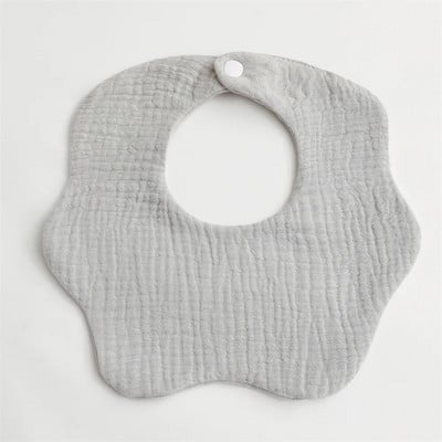 6 vrstiev bavlnenej gázy detské podbradníky jednofarebné detské podbradníky novorodenecké grganie utierky šatka pre chlapcov a dievčatá kŕmenie sliny uterák