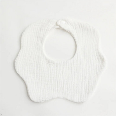 6 vrstiev bavlnenej gázy detské podbradníky jednofarebné detské podbradníky novorodenecké grganie utierky šatka pre chlapcov a dievčatá kŕmenie sliny uterák