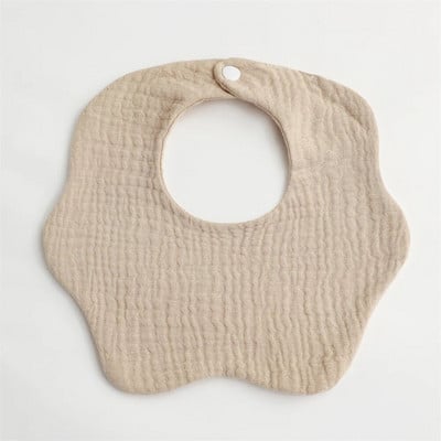 6 vrstiev bavlnenej gázy detské podbradníky jednofarebné detské podbradníky novorodenecké grganie utierky šatka pre chlapcov a dievčatá kŕmenie sliny uterák