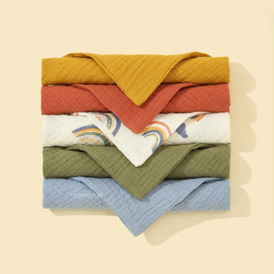 5 tk/komplekt Pehmest puuvillast beebipudipõlled Ühevärvilised beebitoitmispudipõlled Lillelised nööpnööbiga kolmnurkrätik vastsündinu tarvikud