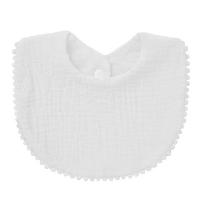 Κορεάτικο στυλ βρεφικής τροφοδοσίας Σαλιάρα σαλιάρα για βρέφη Δαντέλα κρεπ σάλιο Πετσέτα μαλακό βαμβακερό ύφασμα ρέψης για νεογέννητα νήπια Παιδικές σαλιάρες