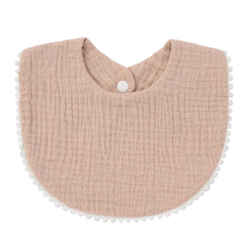 Κορεάτικο στυλ βρεφικής τροφοδοσίας Σαλιάρα σαλιάρα για βρέφη Δαντέλα κρεπ σάλιο Πετσέτα μαλακό βαμβακερό ύφασμα ρέψης για νεογέννητα νήπια Παιδικές σαλιάρες