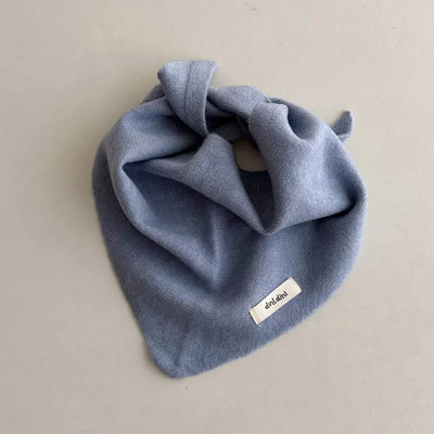 Talvine laste kolmnurkne sall Villane soliidne sall beebitüdrukutele pehme sall lastele krae soe kaelarät poistele süljerätikud