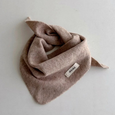 Talvine laste kolmnurkne sall Villane soliidne sall beebitüdrukutele pehme sall lastele krae soe kaelarät poistele süljerätikud