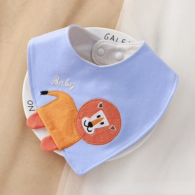 Σαλιάρες μωρού κινουμένων σχεδίων Μαλακές πετσέτες τροφοδοσίας για νεογέννητα Βαμβακερά πανιά για μωρά κοριτσάκια αγόρια Μπαντάνα σαλιάρα νεογέννητο σάλιο Πετσέτα ρέψης