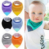 Baby Bandana Drool Teething Bibs Super απορροφητικές μαλακές σαλιάρες για νεογέννητα Καραμέλα υφασμάτινο μασίφ μαντήλι μωρό αγόρι κορίτσι Teether σαλιάρα
