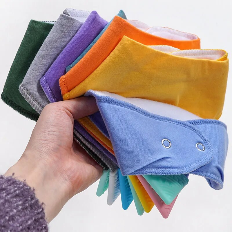 Baby Bandana Drool Teething Bibs Super απορροφητικές μαλακές σαλιάρες για νεογέννητα Καραμέλα υφασμάτινο μασίφ μαντήλι μωρό αγόρι κορίτσι Teether σαλιάρα