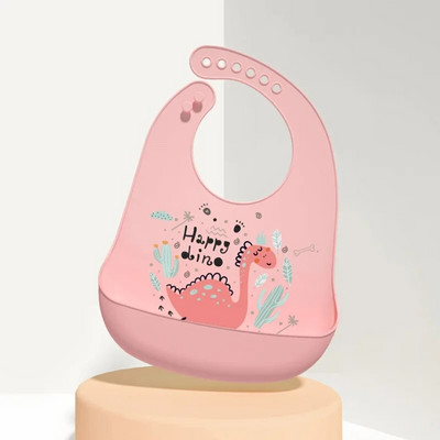 Silikoonist beebi rinnatükk Veekindel lapsed poiss, tüdruk söötmisasjad Reguleeritav söötmispõll toiduklass Multikas röhitsemine sall Väikelapse rinnatükk