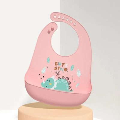 Silikoonist beebi rinnatükk Veekindel lapsed poiss, tüdruk söötmisasjad Reguleeritav söötmispõll toiduklass Multikas röhitsemine sall Väikelapse rinnatükk