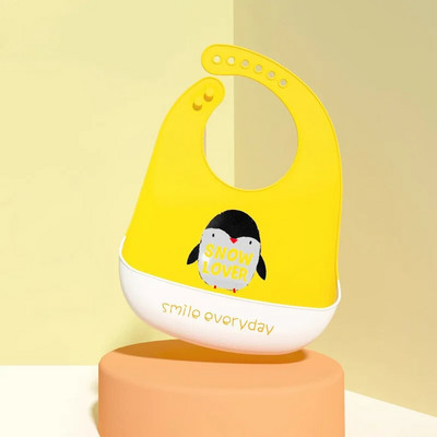 Silikoonist beebi rinnatükk Veekindel lapsed poiss, tüdruk söötmisasjad Reguleeritav söötmispõll toiduklass Multikas röhitsemine sall Väikelapse rinnatükk