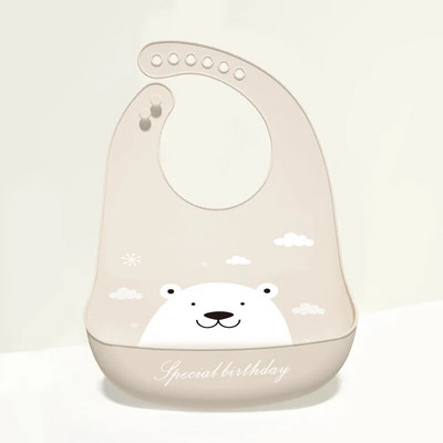 Silikoonist beebi rinnatükk Veekindel lapsed poiss, tüdruk söötmisasjad Reguleeritav söötmispõll toiduklass Multikas röhitsemine sall Väikelapse rinnatükk