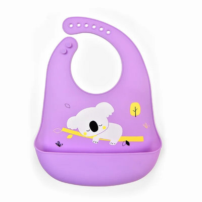 Silikoonist beebi rinnatükk Veekindel lapsed poiss, tüdruk söötmisasjad Reguleeritav söötmispõll toiduklass Multikas röhitsemine sall Väikelapse rinnatükk