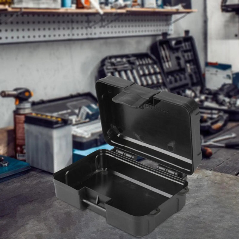 Lukustatava kaanega mitmeotstarbeline tööriistakast, suur majapidamispink, mehaaniline remont kõva kestaga tööriistakast