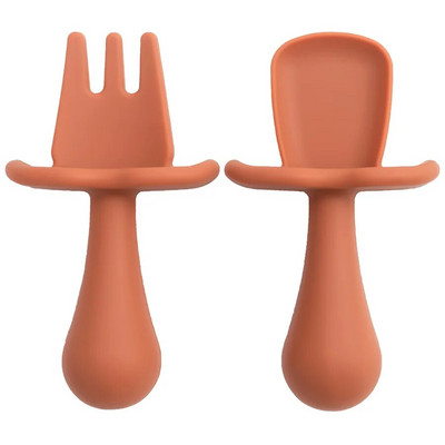 2 tk/komplekt imiku toitmise toit Mini kahvellusikakomplektid lastenõuded väikelapsed väikelaste toitmistarvikud treenimine laste lauanõud