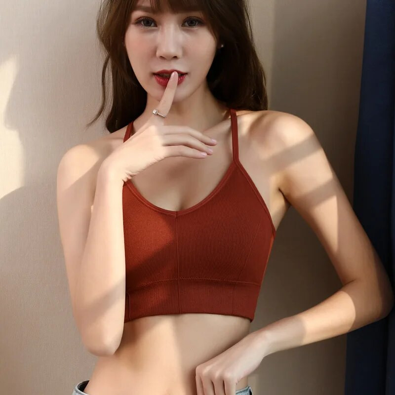 Spordirinnahoidja naiste ristrihm Beauty Seljapesu Seksikas Push Up Jooga Jooga Fitness Sport Rinnahoidja Top Hingav Kiiresti Kuivatav Jõusaalitopp