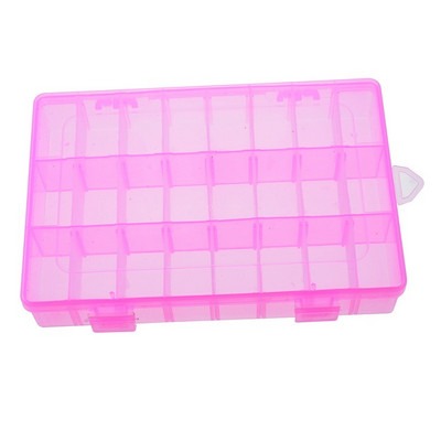 24 πλέγματα Εργαλεία DIY Κουτί συσκευασίας Φορητά ηλεκτρονικά εξαρτήματα Βίδα αποσπώμενη βίδα αποθήκευσης Κοσμήματα θήκη εργαλείων Πολύχρωμη πλαστική