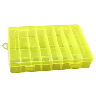 24 πλέγματα Εργαλεία DIY Κουτί συσκευασίας Φορητά ηλεκτρονικά εξαρτήματα Βίδα αποσπώμενη βίδα αποθήκευσης Κοσμήματα θήκη εργαλείων Πολύχρωμη πλαστική