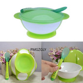 Πιάτα ταΐσματος Παιδικό καπάκι Μπολ 2 τμχ Κουτάλι καρτούν Έγχρωμο Σετ πιρουνιού κορόιδο κύπελλο νήπιο Εκπαίδευση μωρού Ασφαλής διατροφή PP Κουτάλι Στήριγμα