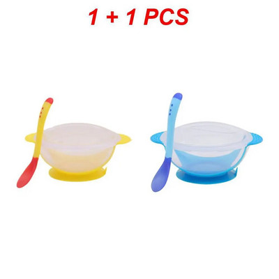 Beebikaussi komplekt Treeningkauss Lusikas lauanõude komplekt Õhtusöögikauss Õppenõud iminapaga Libisemiskindel toidukauss lastele