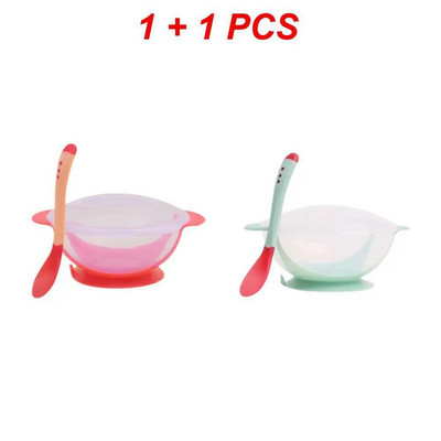 Beebikaussi komplekt Treeningkauss Lusikas lauanõude komplekt Õhtusöögikauss Õppenõud iminapaga Libisemiskindel toidukauss lastele