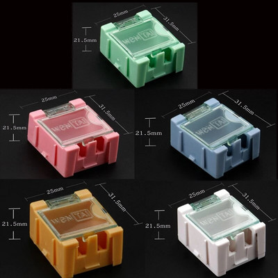 3/5/6/9 τμχ SMD SMT IC Electronic Component Mini Storage Box Αντίσταση Χωρητικότητα Κουτί δοχείου Μικρή θήκη εργαλείου