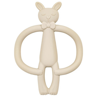 Baby Teether Food Grade Silicone Material Cute Cartoon Double Handle Teether Teether Παιχνίδι Pain Teething Relief Βρεφικά αξεσουάρ