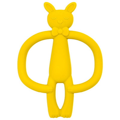 Baby Teether Food Grade Silicone Material Cute Cartoon Double Handle Teether Teether Παιχνίδι Pain Teething Relief Βρεφικά αξεσουάρ